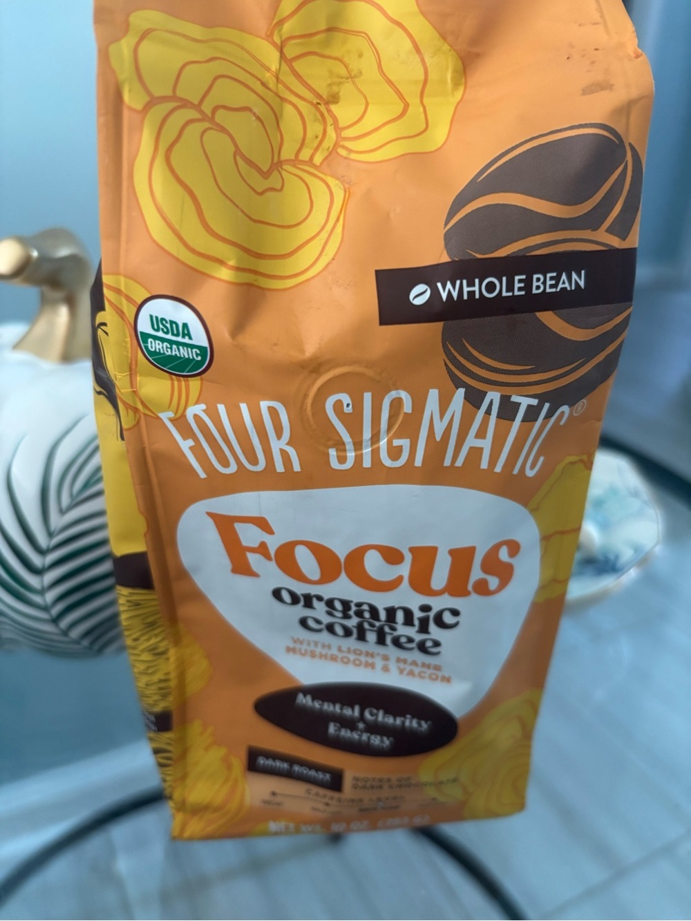 Four Sigmatic Focus Organic Coffee - Orange Roast Bag
